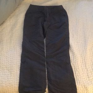 North Face Dark Grey Hiking Pants - Size 4